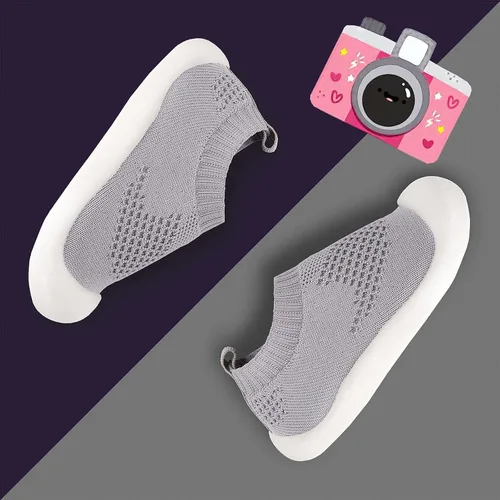 Miniatura 5 de Zapatos para bebés de 1 a 4 años, zapatos para niños pequeños, zapatos para niños y niñas, suela suave, tela de algodón antideslizante, malla