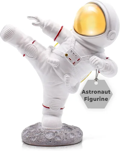 Estatua de astronauta para decoración de escritorio y oficina, mini figuras espaciales para estantes, juegos y decoración de habitación de hombres,