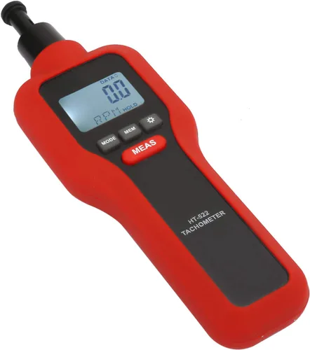 Miniatura 5 de Mano sin contacto 2-99999 & Contacto 2-19999 LCD Digital Tacómetro Tach Rotar Medidor de velocidad para pruebas sin contacto y contacto