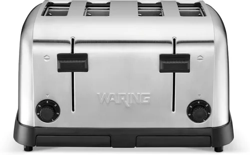 Miniatura 7 de Waring Commercial WCT800RC Tostadora de pop-up comercial de 4 rebanadas de uso pesado, 120V, 1800W, enchufe de fase 5-15