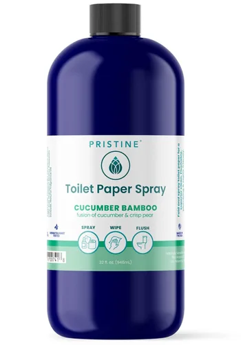 Miniatura 18 de PRISTINE Spray de Papel Higiénico en Lugar de Toallitas y Bidés - Como Alternativa de Espuma y Alternativas de Gel a las Toallitas, es un Sustituto