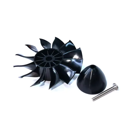 EDF - Ventilador de 3.150 in, 12 aspas sin motor, ventilador eléctrico sin motor para EDF 6S, hélice de motor a reacción RC Hobby, modelo de control