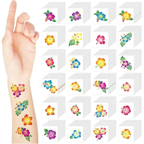 Miniatura 12 de Nosiny 240 tatuajes temporales con purpurina de otoño, calcomanías de hojas de arce, calcomanías de tatuaje de otoño con hojas de otoño, tatuajes