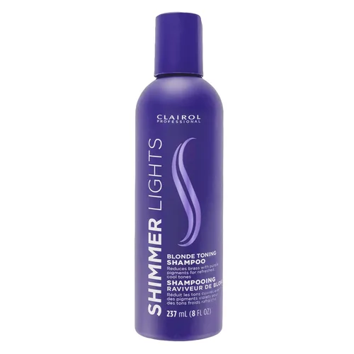 Miniatura 12 de Clairol Professional Shimmer Lights Purple Shampoo fl. Oz Neutraliza los tonos latones y amarillos para cabello rubio y gris plateado con reflejos