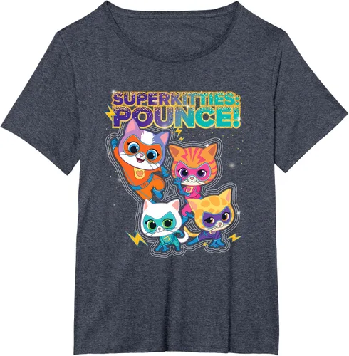 Miniatura 72 de Disney Junior SuperKitties Pounce! Camiseta de equipo completo, talla S