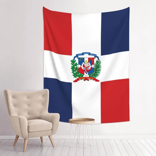 Miniatura 12 de Tapiz con bandera colombiana, tapiz para colgar en la pared, decoración del hogar, manta de pared, dormitorio, sala de estar, dormitorio, 29 x 37