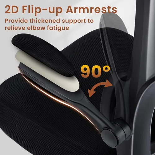 Miniatura 7 de AreShark Silla de Oficina para Dibujo - Silla de Oficina Alta Ergonómica con Reposapiés Ajustable - Silla de Escritorio de Altura de Barra Ajustable