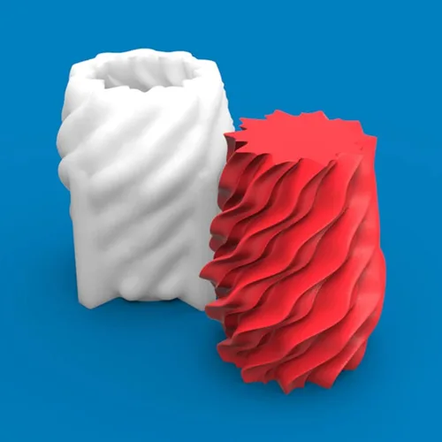 Miniatura 6 de Molde de vela de silicona en forma de corazón, columna de amor para bricolaje, espuma geométrica, cera de jabón, resina de yeso, polímero, arcilla
