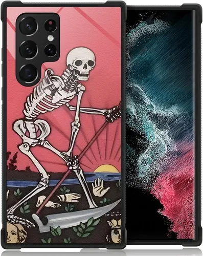 Miniatura 28 de CARLOCA Funda compatible con Samsung Galaxy S22 Ultra, increíble diseño de patrón de luz espacial nebulosa para niñas y niños, a prueba de golpes