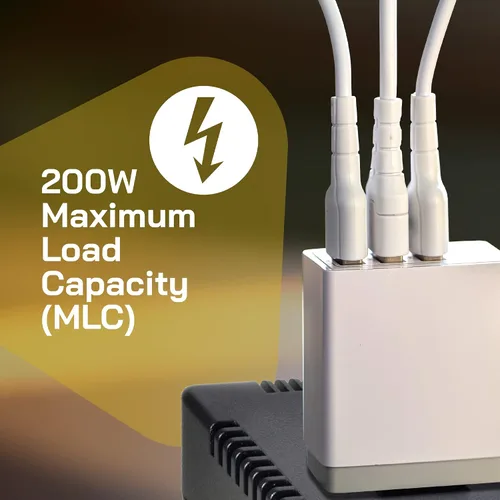 Miniatura 5 de ELC Convertidor de voltaje de 200 vatios, descendente, convertidor de energía de viaje de 220 V a 110 V/240 V a 120 V, para alisadora de pelo
