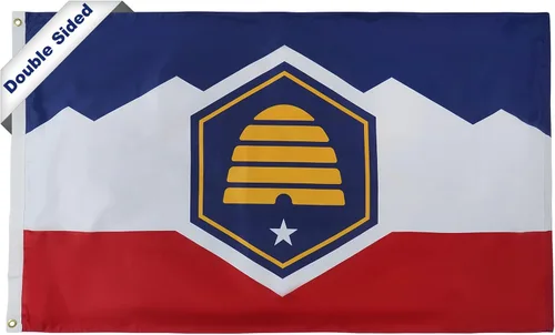 Miniatura 8 de SYII Bandera del estado de Alabama de 3 x 5 pies, banderas de 3 capas de doble cara del estado de Delaware con 2 ojales de latón y cabecera de lona