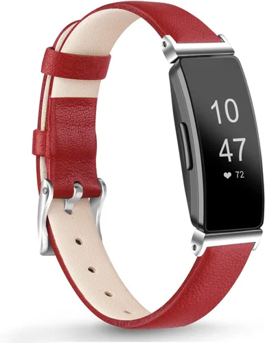 Miniatura 8 de Tobfit Correa de cuero para Inspire 2 bandas para mujer, correas de repuesto de cuero suave y delgado para Inspire HR/Inspire/Ace 2 Fitness Tracker