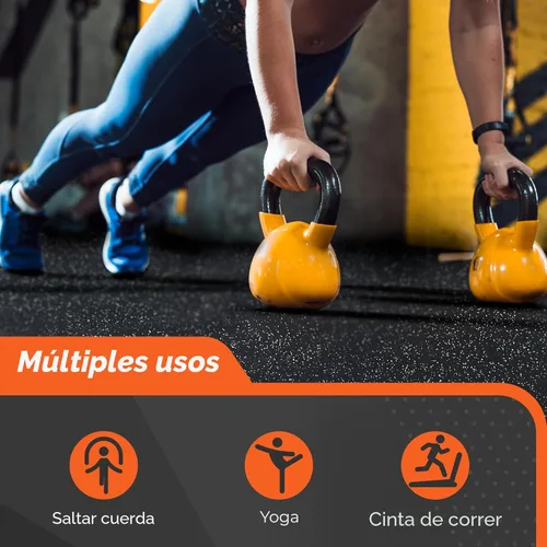 Miniatura 6 de SUPERJARE Alfombrillas para Equipo de Ejercicio de 0.4" de Grosor, 24 Piezas, 96 Pies Cuadrados, Tapetes de Espuma EVA de Alta Densidad