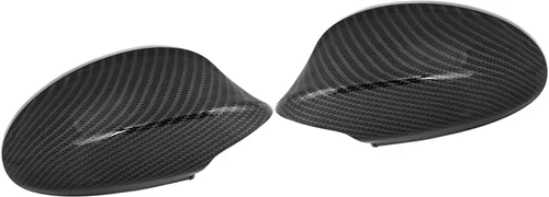 Cubierta del espejo retrovisor 51167135098 51167135097 para BMW 328xi 2007-2008 plástico negro (juego de 2)