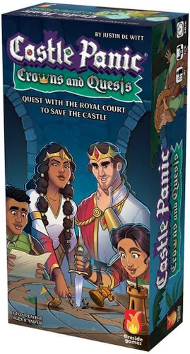 Miniatura 8 de Fireside Games Castle Panic 2ª edición Juego de mesa de estrategia familiar cooperativa con comercio de cartas Monster Defense y torres 3D