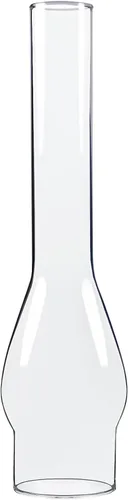 Lámpara de aceite para chimenea, base de 3 pulgadas por 14 pulgadas de alto, cristal transparente y queroseno huracán, reemplazo de chimenea para