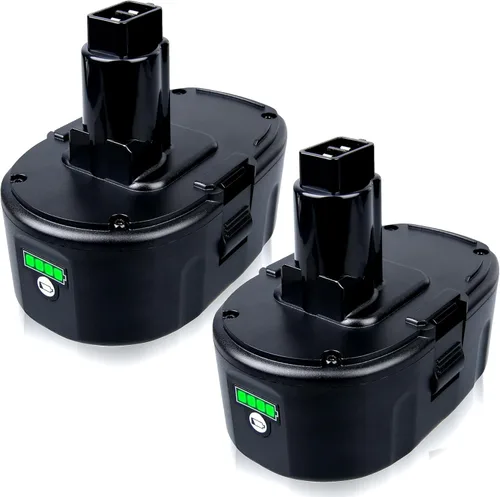 VANTTECH Paquete de 2 baterías DC9096 7.0Ah Ni-Mh para Dewalt de 18 V DC9096 DC9098 DC9099 DE9038 DE9095 DE9096 DW9095 DW9096 DW9098 compatible con