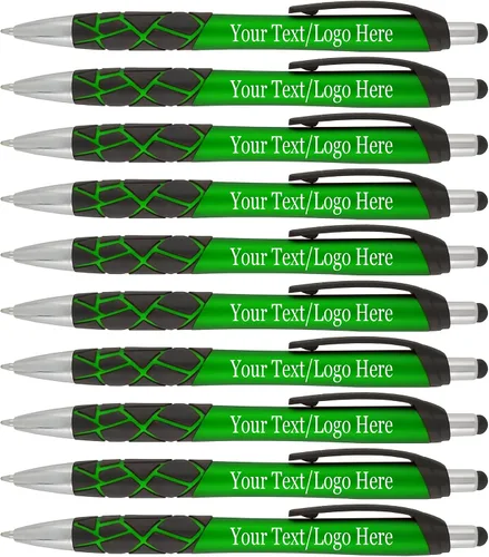 Miniatura 6 de Bolígrafos capacitivos personalizados con tu logotipo o texto personalizado, paquete de 200 unidades a granel para negocios, fiestas y eventos