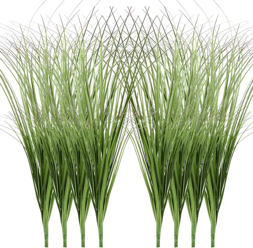 Miniatura 10 de FOIMAS 24pcs Artificial Grass Plants,9.84" Faux Shrubs Wheat Grass Greenery Stems Fake Plants for Indoor Outdoor Home Decoration
