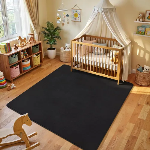 Miniatura 101 de Amearea Alfombras modernas para dormitorio, sala de estar, alfombra de espuma viscoelástica gruesa de 4 x 6 pies, alfombra de espuma viscoelástica