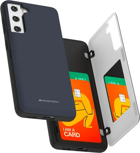 Miniatura 147 de GOOSPERY Funda tipo cartera para Samsung Galaxy S22 Ultra, [tarjetero] parachoques magnético de puerta con cierre automático, cubierta protectora