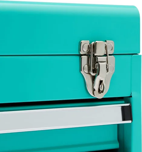 Miniatura 5 de Amazon Basics Caja de herramientas de acero con cajones de almacenamiento y organización, 18.11 x 8.66 x 9.45 pulgadas, acabado con recubrimiento