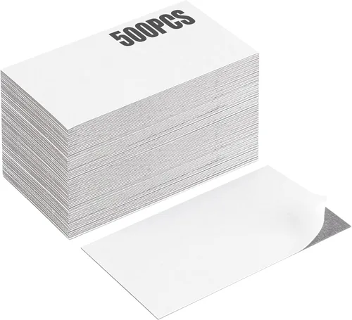 Miniatura 13 de Imanes de tarjetas de visita de 2 x 3.5 pulgadas para despegar y pegar, cinta magnética autoadhesiva, convierte las tarjetas de identificación