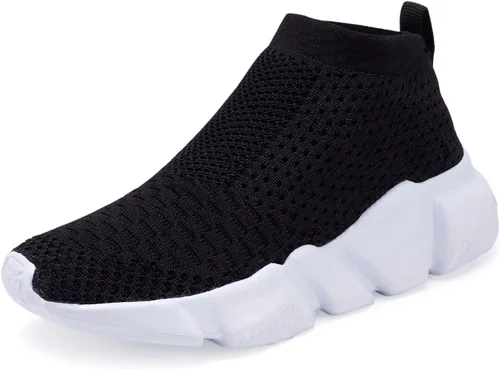 Casbeam Boys and Girls Breathable Lightweight Fashion Casual Sports Walking Shoes Running Sneakers High Top (ToddlerLittle Kid Bib Kid)