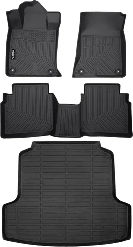 Miniatura 143 de Tapetes de piso para todo clima y forro de carga con respaldo para Chevrolet Suburban de 7 asientos 2021-2025 / GMC Yukon XL de 7 asientos