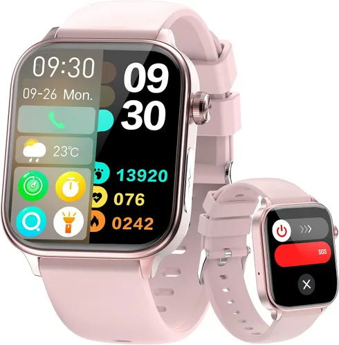 Miniatura 9 de Yowow BIT Reloj inteligente para hombres y mujeres (recepción/hacer llamadas), monitor de actividad física IPS de 1.96 pulgadas, frecuencia