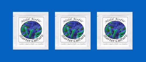 Miniatura 8 de Kéfir Starter Cultures - Paquete de sobres de cultivo liofilizados para kéfir de leche cremosa y suave (3 sobres)