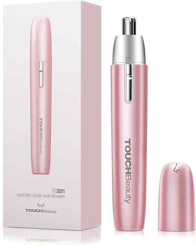 Miniatura 10 de TOUCHBeauty - Cortadora eléctrica de pelo de nariz para hombres y mujeres, recortadora de hoja giratoria sin dolor, cabeza impermeable desmontable
