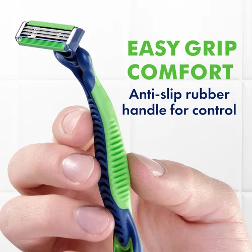 Miniatura 7 de Gillette Sensor3 Sensitive - Maquinillas de afeitar desechables para hombres, Lubrastrip mejorada se desliza fácilmente sobre tu piel, 8