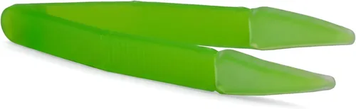 Pinza para quitar y insertar lentes de contacto suaves, color verde para quitar e insertar lentes de contacto con puntas de silicona suave, fácil de