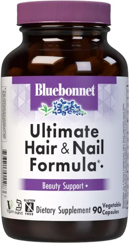 Miniatura 4 de Bluebonnet Nutrition Ultimate - Fórmula para cabello y uñas, vitaminas*, minerales*, nutrientes especiales para belleza dentro*, sin gluten