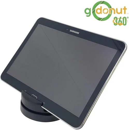 Miniatura 7 de GoDonut Soporte giratorio para teléfono 360 grados - Soporte para teléfono celular + organizador de escritorio para iPad - Compatible con tableta