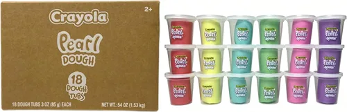 Miniatura 9 de Crayola Paquete de 18 masas de perlas, 18 unidades x 3 onzas, recuerdos de fiesta, juguetes para ansiedad, colores brillantes para juego creativo