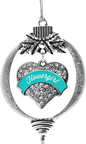 Miniatura 158 de Inspired Silver - Adorno con dije de hermana gemela - Adornos navideños de plata con circonitas cúbicas