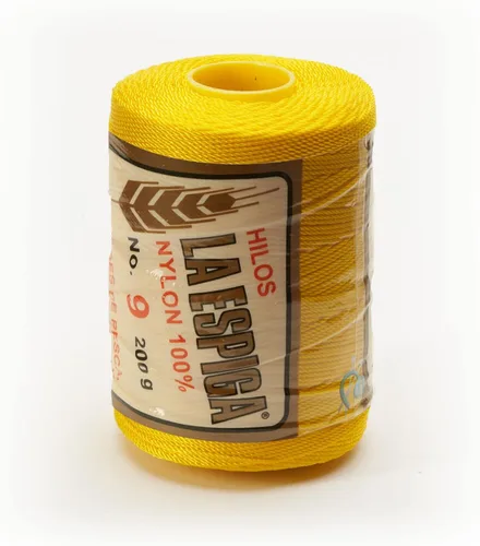 Miniatura 51 de N° 9 - 100% Cordón de Hilo de Nylon Omega para Tejer y Crochet - 01 Blanco