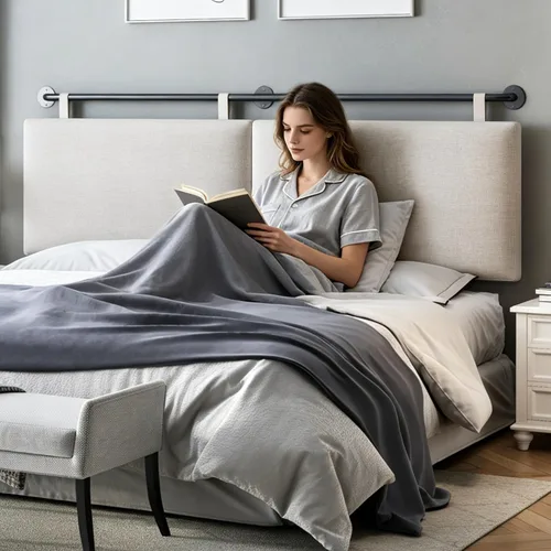Miniatura 16 de BSHOMGI Cabecera, Cabeceras Tamaño Queen Montadas en Pared Cabecera de Cama con Cabeceras Solamente Altura Ajustable Beige Cabeceras para Dormitorio