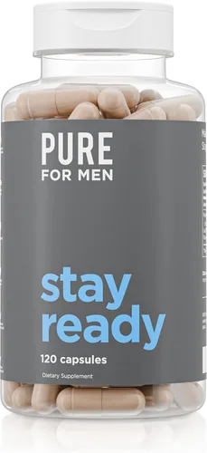Pure for Men Suplemento de Fibra Vegano Original Cleanliness Stay Ready | Ayuda a Promover la Regularidad Digestiva | Cáscara de Psyllium, Aloe