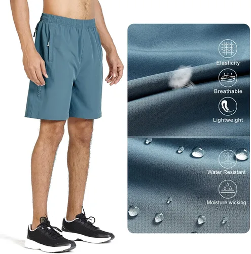 Miniatura 367 de NORTHYARD - Pantalones cortos deportivos para correr para hombres, ligeros, de secado rápido, 7, 5 o 9 pulgadas, para senderismo, deportes, gimnasio