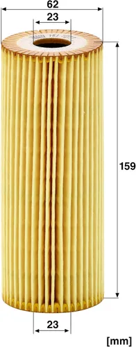 Miniatura 3 de Mann Filter HU 727/1 x Cartucho de Repuesto de Filtro de Aceite con Junta de Tapón de Drenaje de Aceite Compatible con Mercedes-Benz 300CE