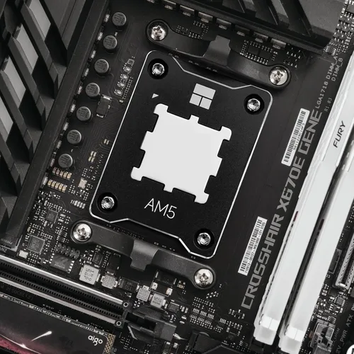 Miniatura 5 de Marco seguro AM5 negro, marco de contacto de CPU anti-flexión para zócalo AMD Marco de contacto de CPU AM5 de aluminio negro con placa de presión