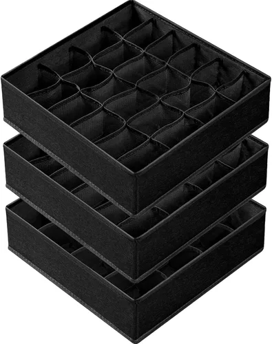 Miniatura 9 de Criusia Organizador de Cajones para Ropa de 6 Piezas - 90 Celdas Organizadores de Closet y Almacenamiento para Cuarto de Bebé - Organizador de Beige