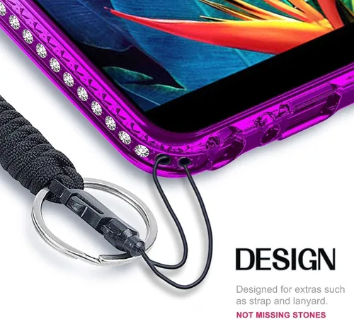 Miniatura 209 de NGB - Funda de teléfono diseñada para Samsung Galaxy S9+ Plus, morado/azul, con purpurina líquida para mujeres y niñas, con protector de pantalla