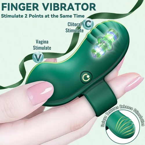 Miniatura 2 de Sex Toys Women Finger Vibrator Mini Vibrator, Adult Toys with 10 Vibration Modes Female Sex Toy Couples Sex Toy Women, Bullet Vibrators Clitoral
