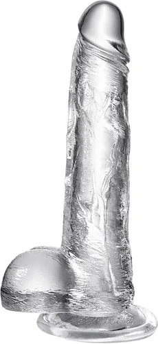 Consolador grande realista de silicona suave, consolador realista de estimulación del punto G del pene con ventosa para mujeres, juguetes anales