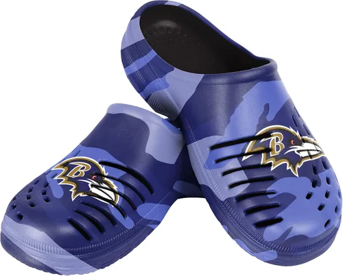 Miniatura 68 de FOCO - Sandalias de agua de jardín con logotipo de equipo de la NFL, para hombre, pantuflas, zuecos
