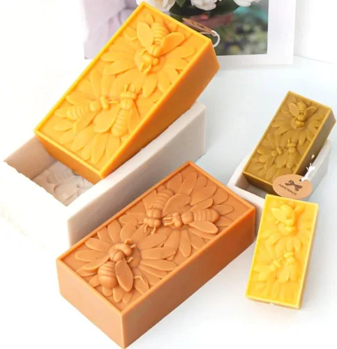 Miniatura 5 de Molde de silicona para velas de abejorros de abejorros, para jabón, cera de soja, resina epoxi, bricolaje, manualidades, fiesta, cena, decoración